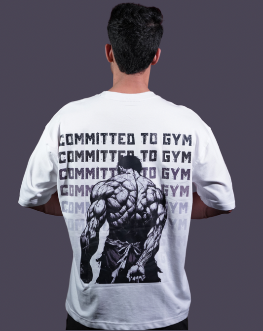 Committed to Gym White